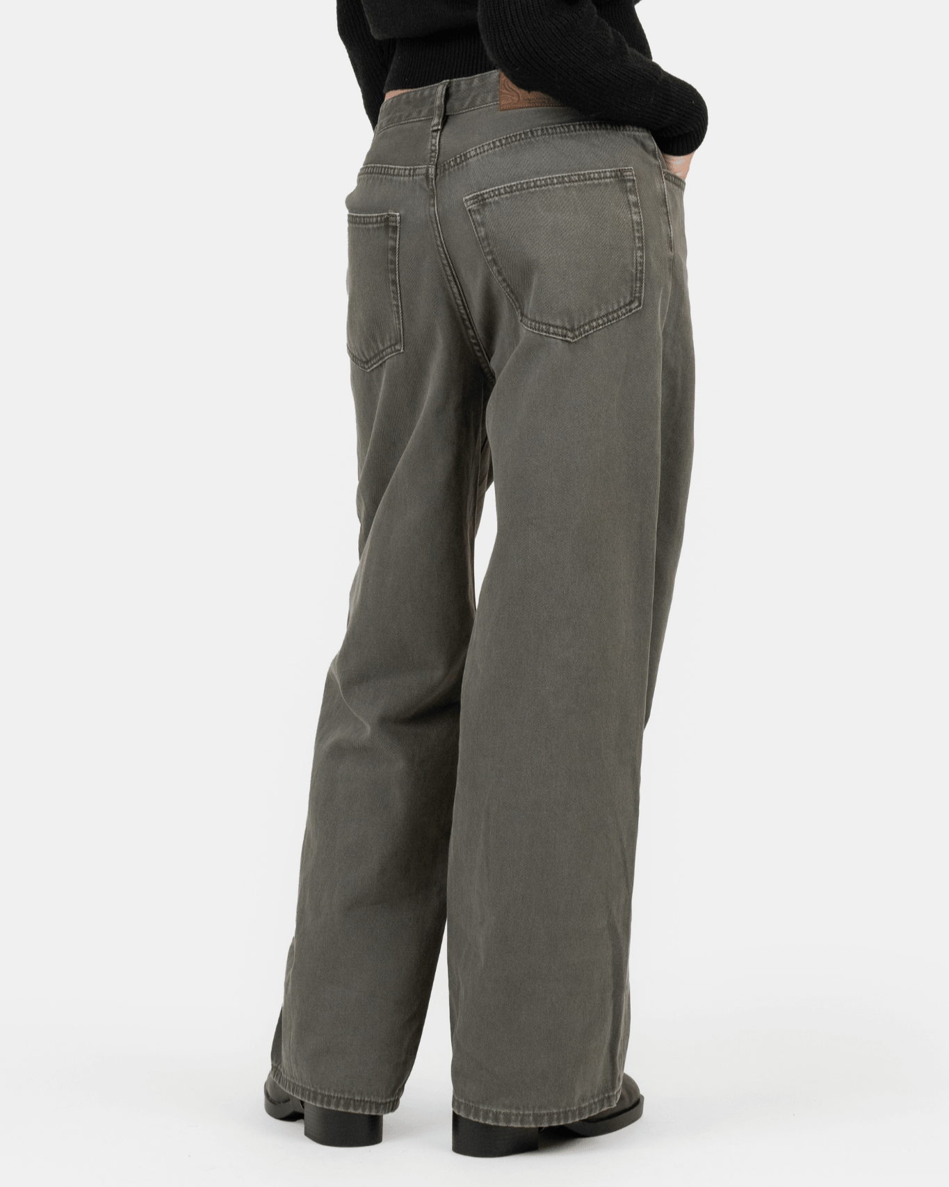 Baggy Denim Jeans Khaki Green | Skagen - clothing.dk